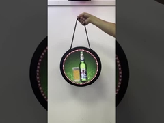 İçeride Dışarıda Yuvarlak Şekil Çember LED Ekran Ön Hizmet Bakım Tam Renkli