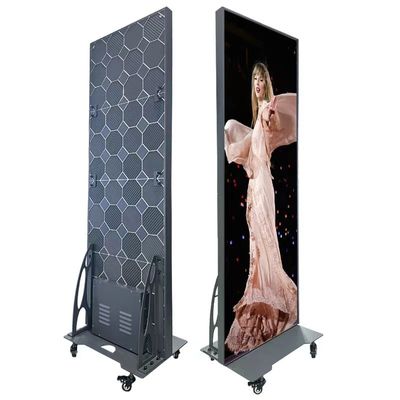 56KG P1.53'ten P2.5'e kadar Kapalı Poster LED Ekranı IP31 -20~60°C Uzun 100000H Hayat Süresi