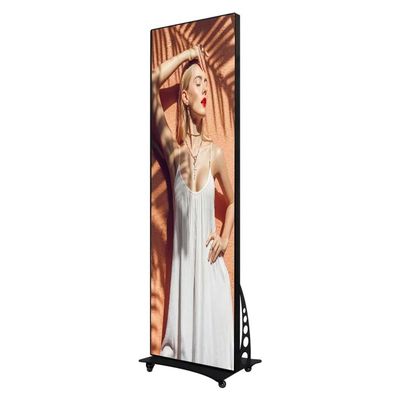 1920-3840HZ İç mekan IP31 Poster LED Ekranı Düzenlenebilir Parlaklıkla