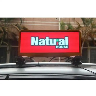 Araç Taksi Üst Dış LED Ekran 960x320mm Ekran Boyutu ile Yüksek Parlaklık