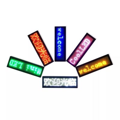 5V 0.5A LED İsim Rozeti Ekranı Bluetooth Kontrolüyle 7-10 Saat