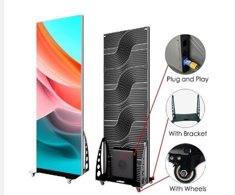 OEM 16 Bit SMD2121 Yüksek Yenilenme Hızı ile İçerideki LED Poster Ekranı