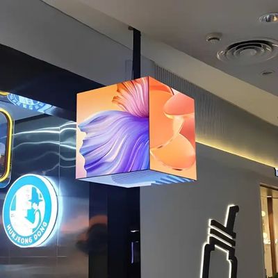 Ticari HD IP31 Özel Demir Kabinesiyle 5 Yan Led Sihirli Küp Ekranı